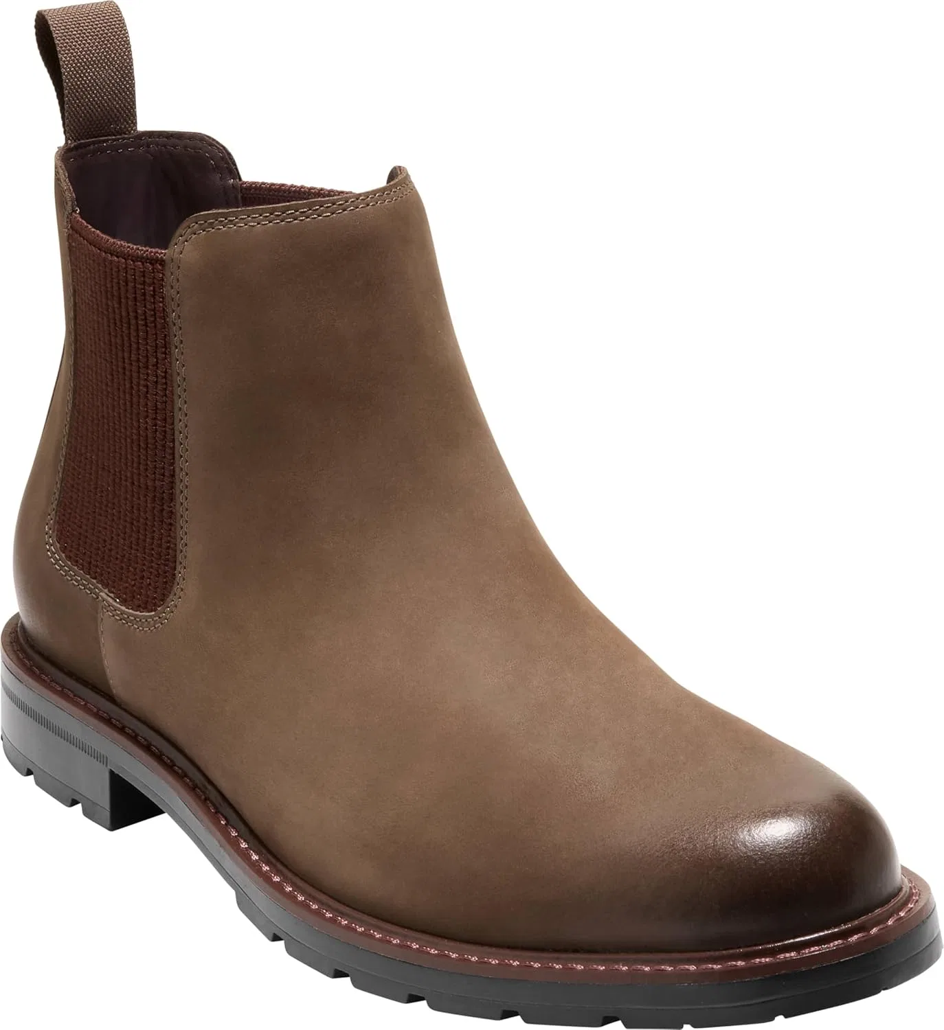Мужские ботинки Cole Haan Chamberlin Grand Chelsea, 2-Truff Nbk Black Wr — фото 3