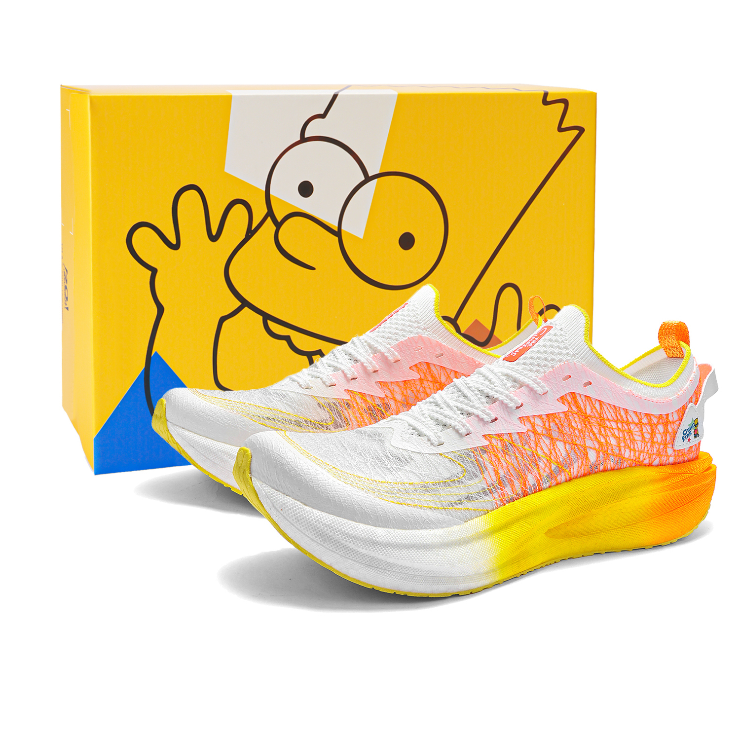 

The Simpsons Повышающие устойчивость дышащие низкие кроссовки для бега с увеличенной высотой покрытия и устойчивостью к истиранию унисекс оранжево-желтые [Дышащие]
