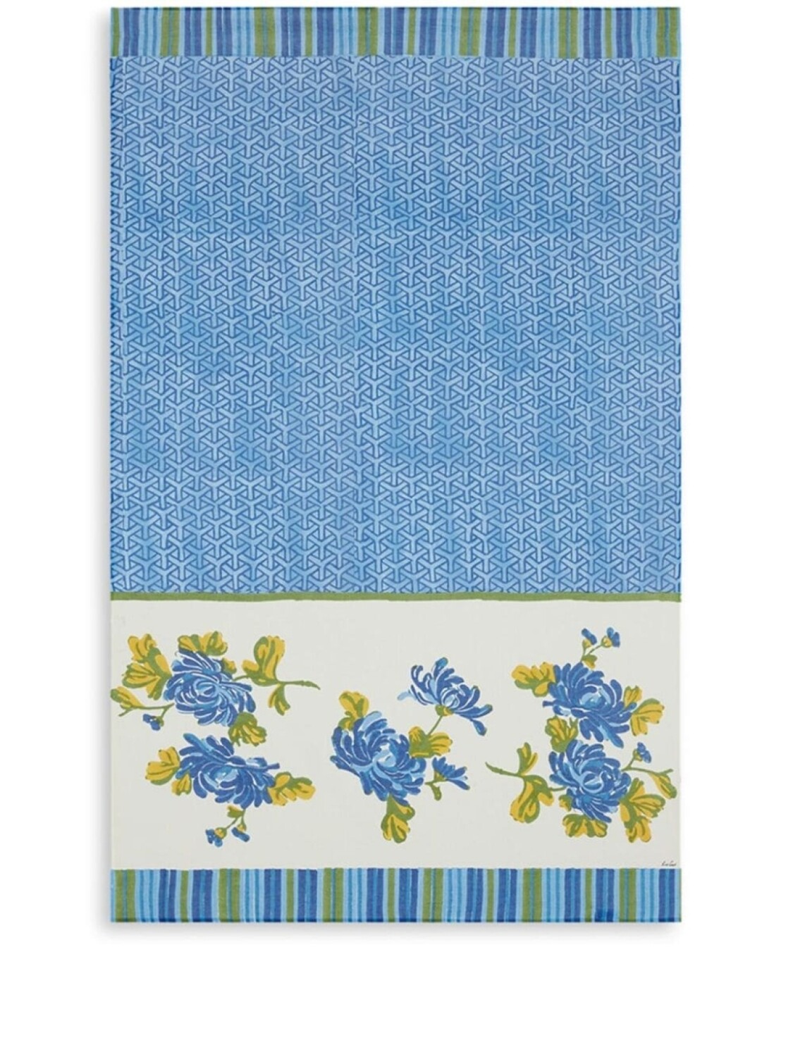 

Lisa Corti Vienna floral-print beach towel, синий