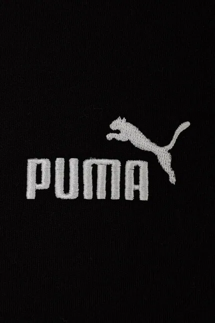 Футболка хлопковая ESS Small No. 1 Logo Puma, черный — фото 3