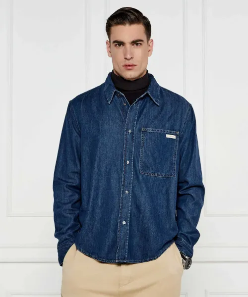 

Джинсовая рубашка Regular fit Calvin Klein Jeans, синий