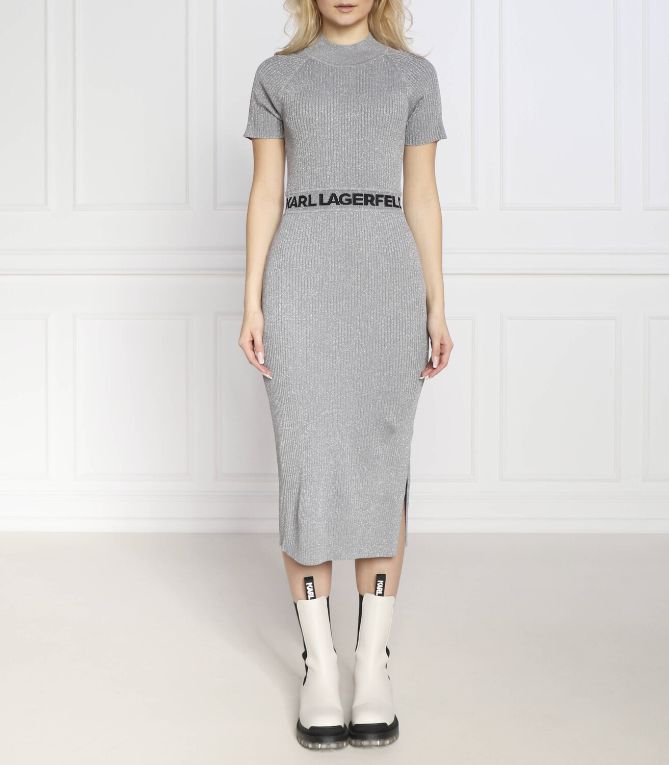 

Платье Karl Lagerfeld w/logo, серый