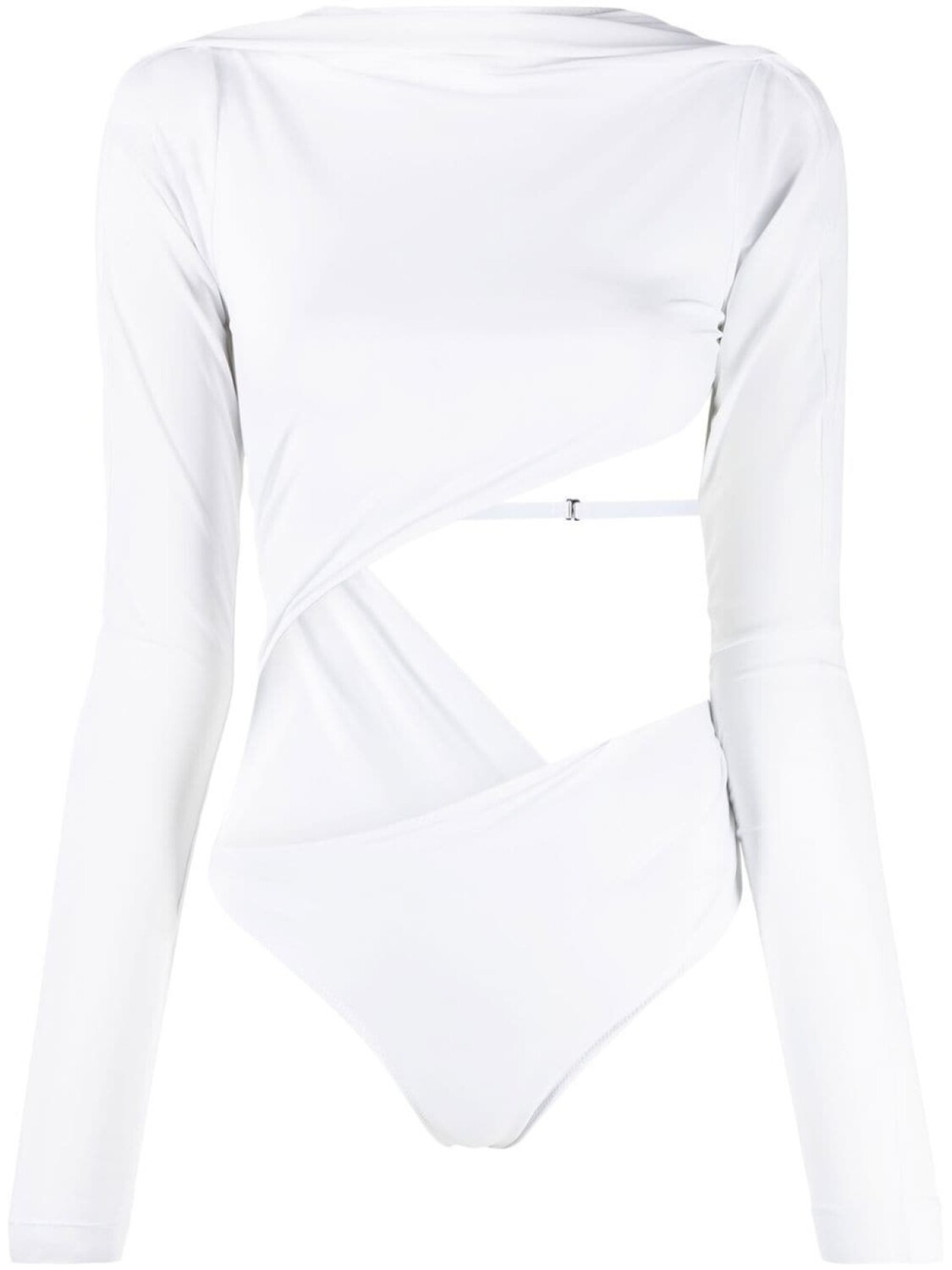 

Jacquemus эластичное боди Carozzu, белый