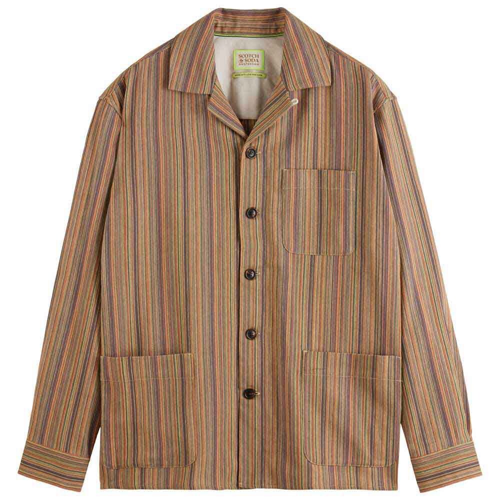 

Куртка Scotch & Soda 175702 overshirt, коричневый