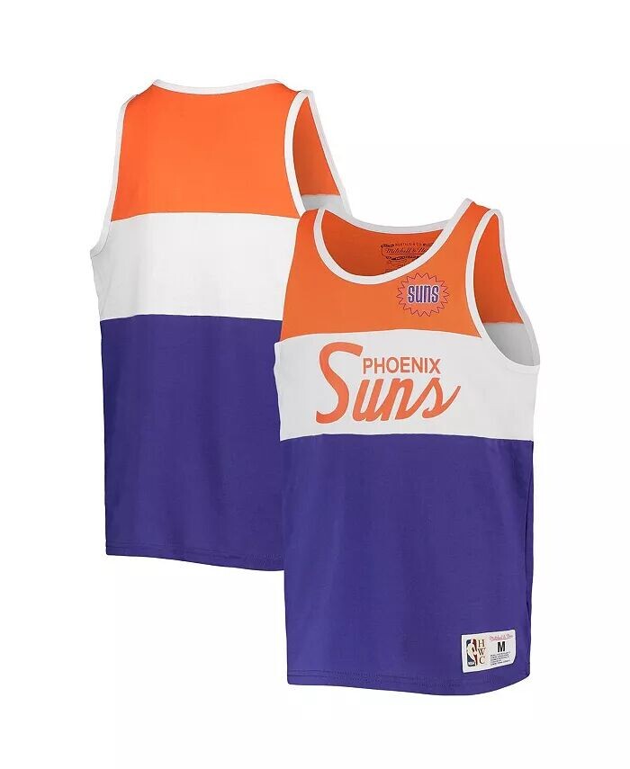 

Майка-топ со специальными надписями Big Boys Purple, Orange Phoenix Suns Hardwood Classics Mitchell & Ness
