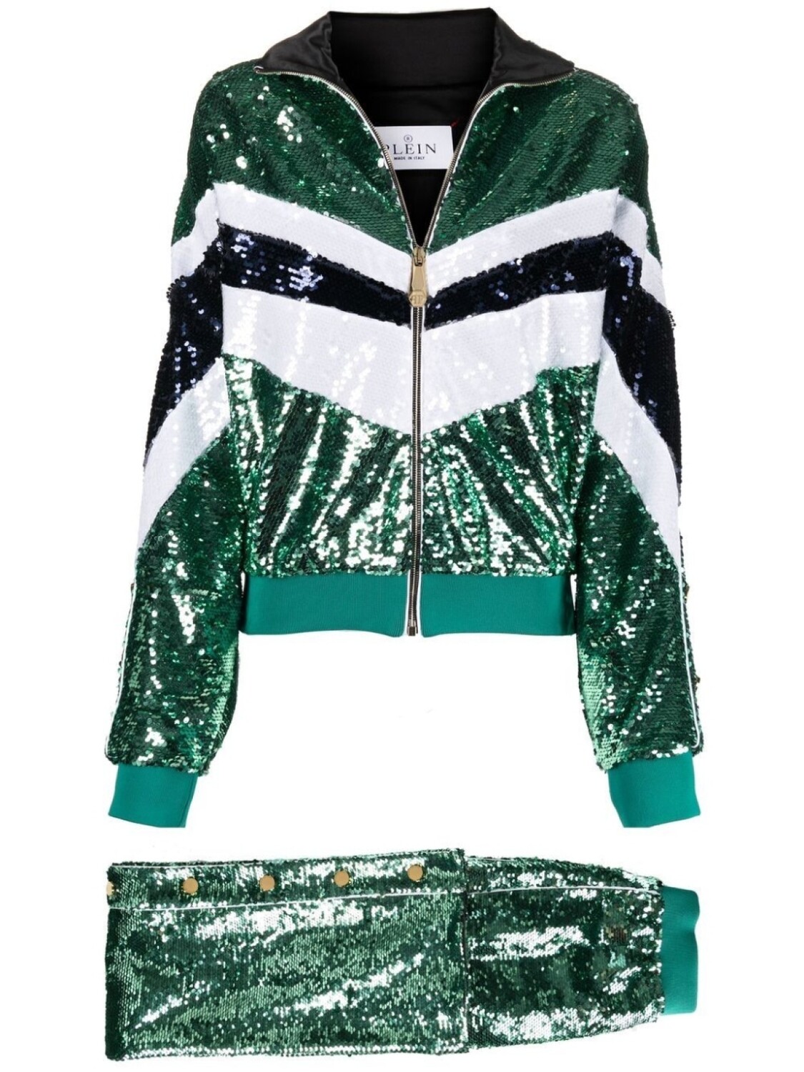 

Philipp Plein спортивный костюм с пайетками, зеленый