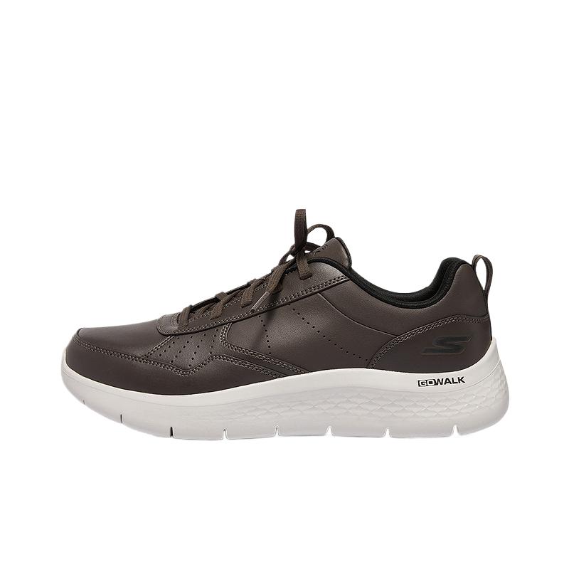 

Skechers Мужские износостойкие повседневные туфли GO WALK с низким верхом, коричневые