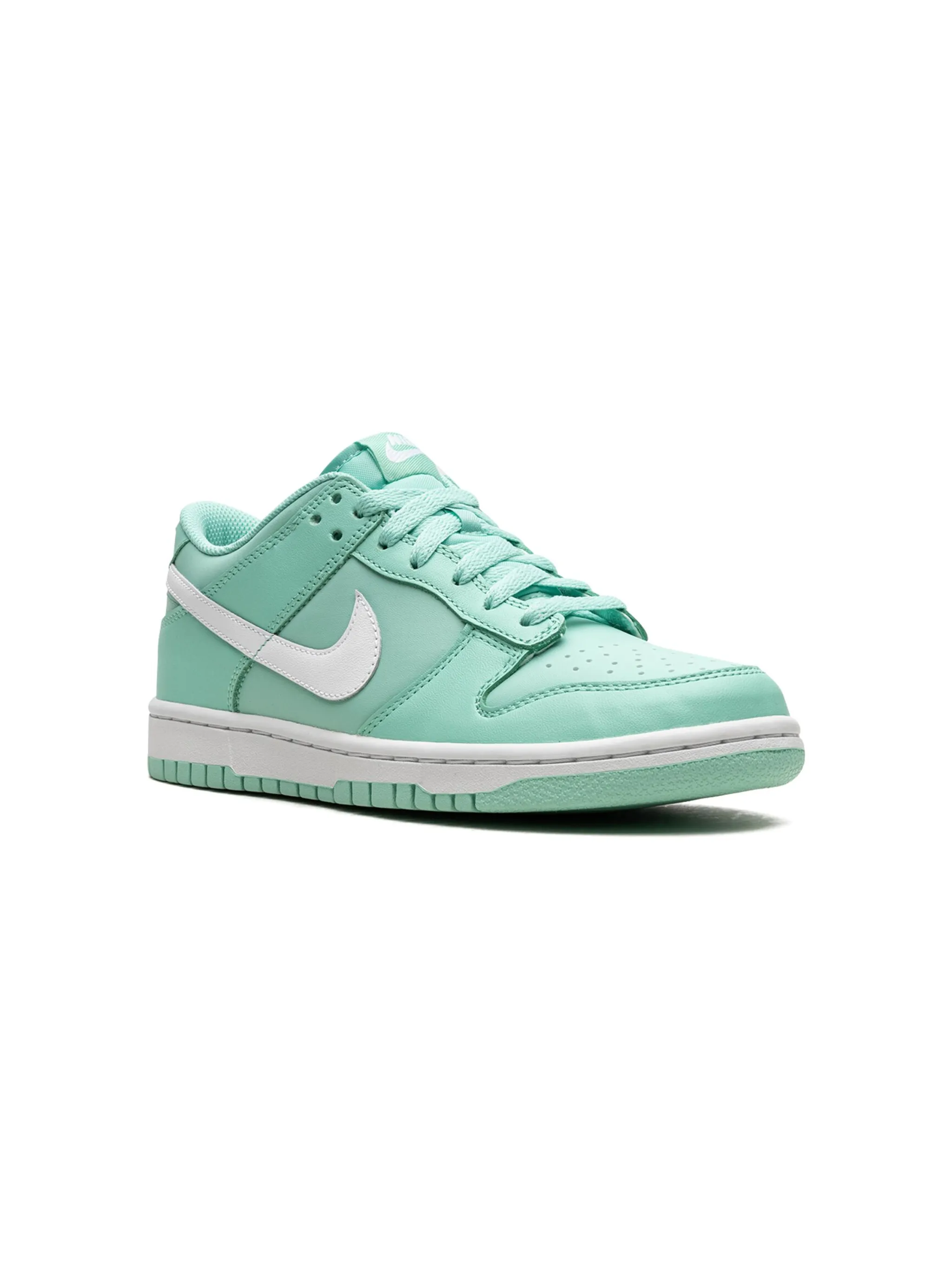 Кроссовки Dunk Low Rise Nike Kids, зеленый — фото 2