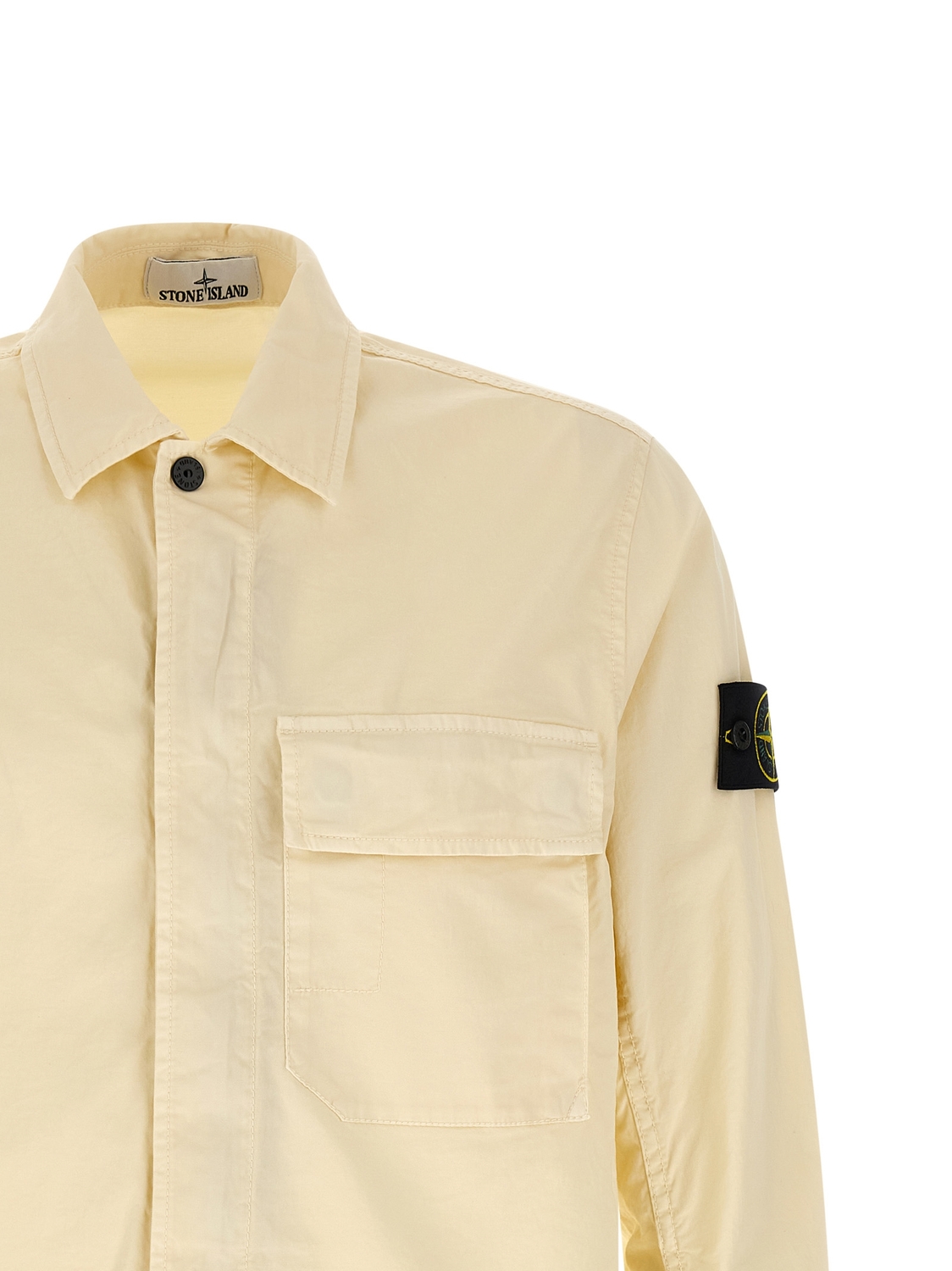 Рубашка-овершот '1200013' Stone Island, бежевый — фото 3