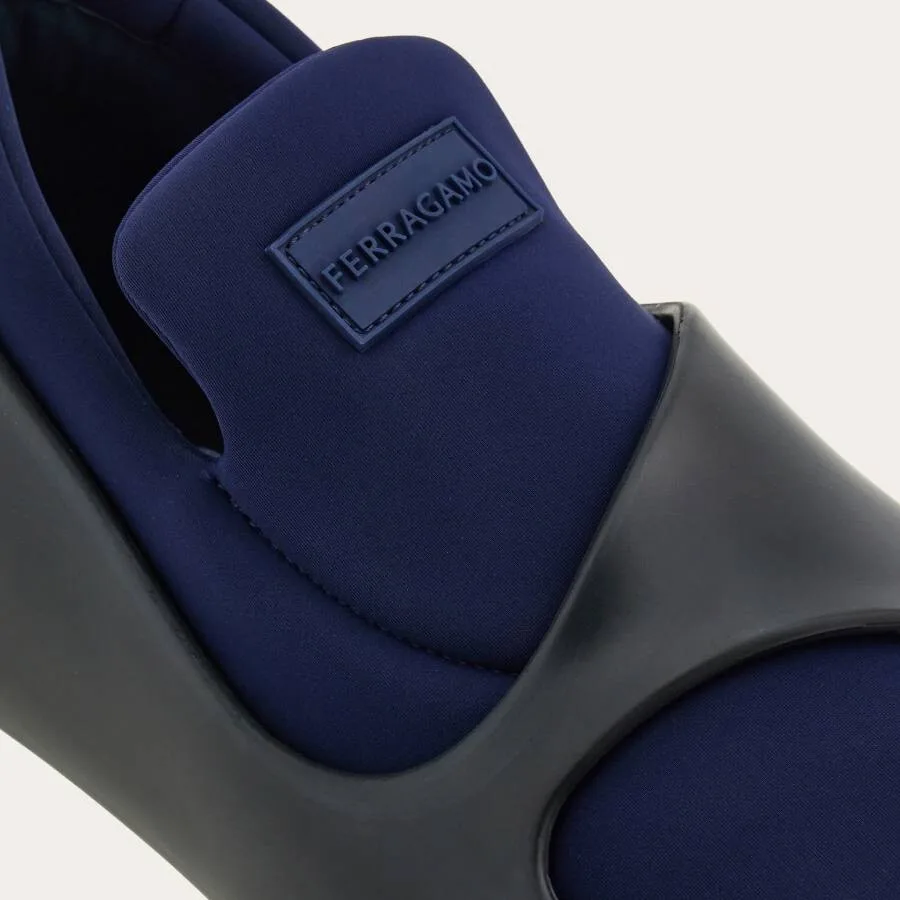 Мужские синие гибридные кроссовки Ferragamo Lunar, синий — фото 4