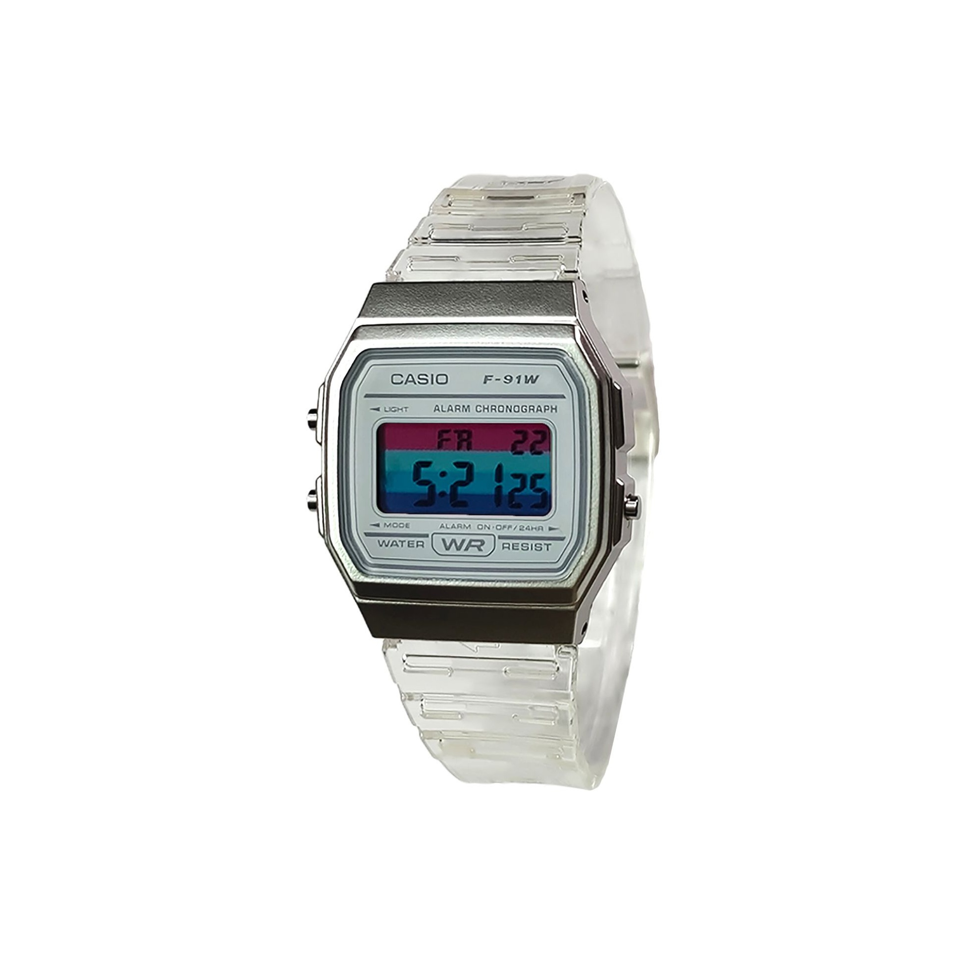 

CASIO Часы Retrofit Series Quartz Movement Resin Strap Watch Unisex White Dial