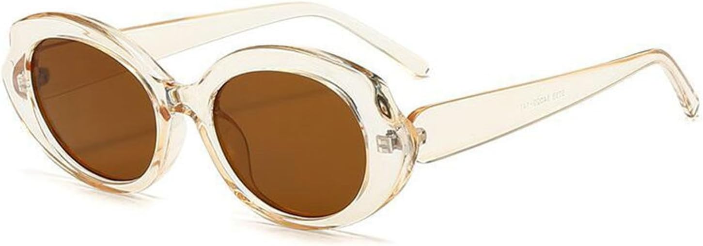 

Солнцезащитные очки Helena толстой овальной формы для женщин, модные очки-маска в стиле ретро, ​​узкие массивные солнцезащитные очки с градиентным переходом цвета, круглые, C8