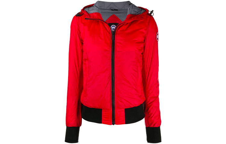 

Canada Goose Однотонная утепленная куртка с капюшоном женская красная, Red