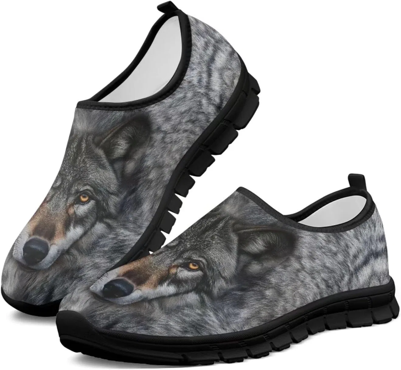 Мужские слипоны с 3D волком, Loafers & Slip-Ons Fuojuvelie
