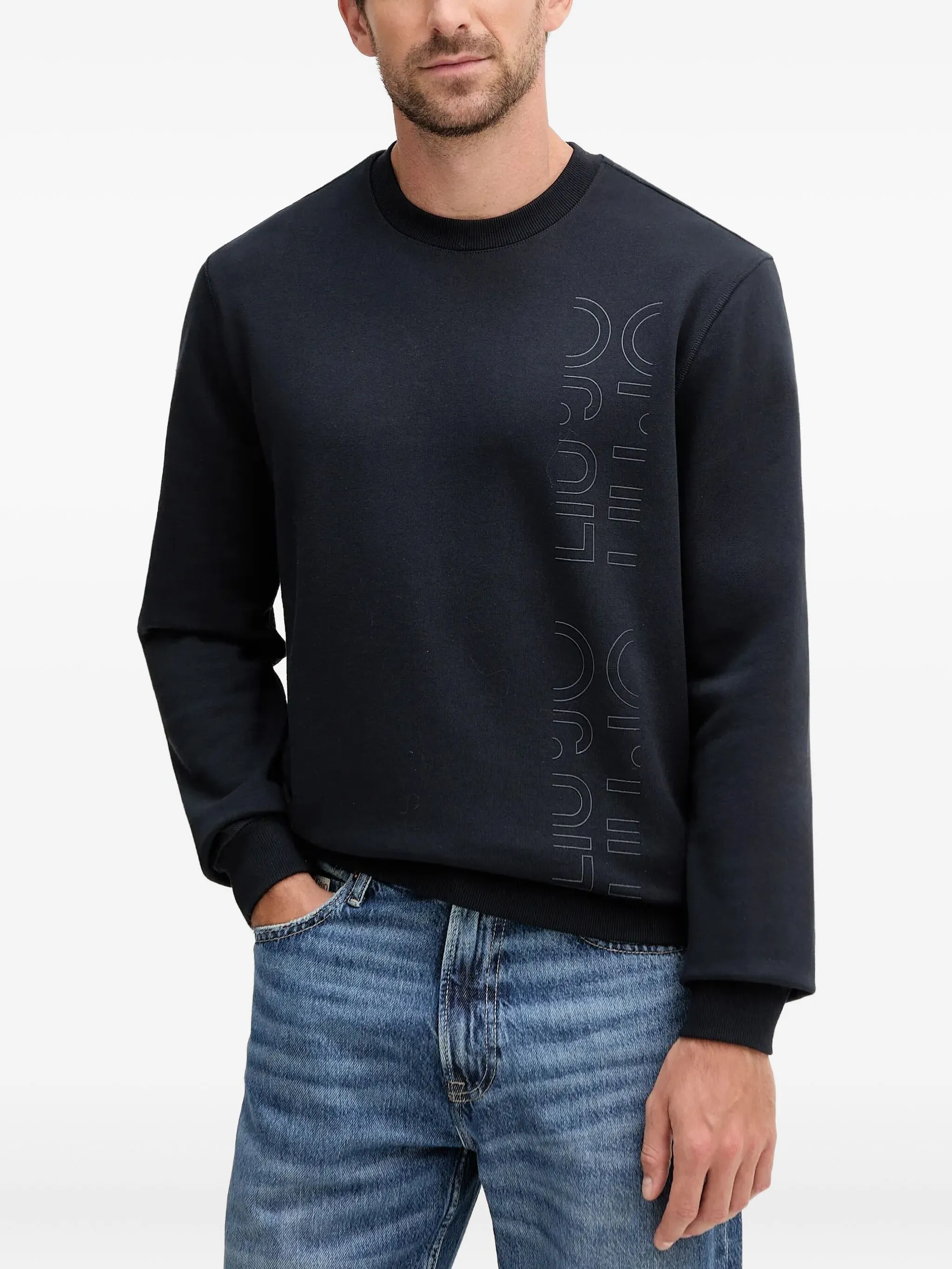 

Толстовка с круглым вырезом и логотипом Liu Jo, синий