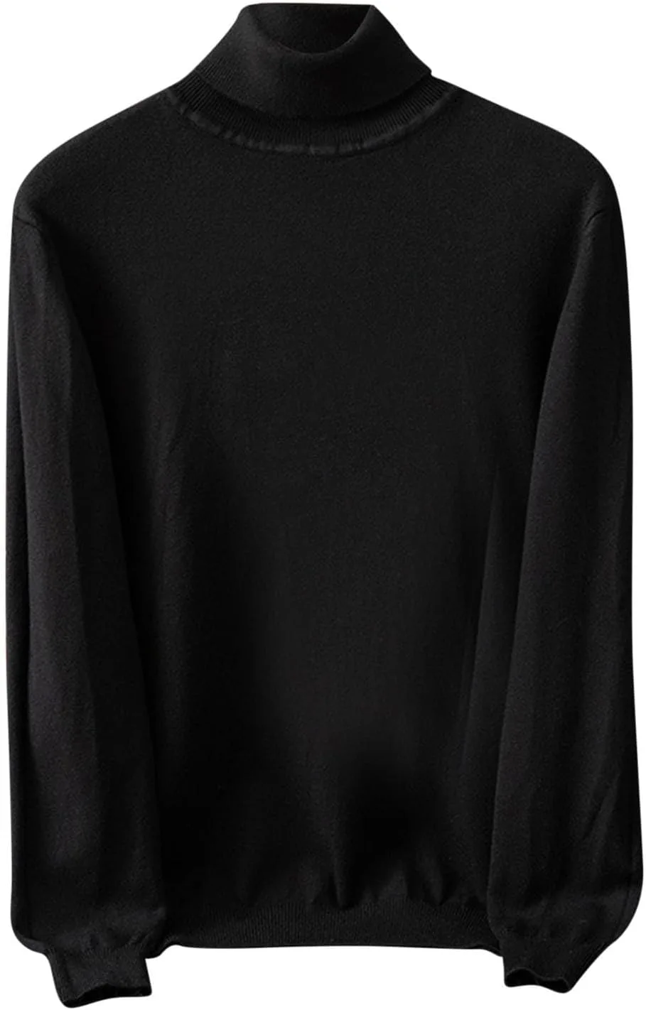 

Мужской водолазка свитер slim fit вязаный легкий однотонный с длинным рукавом