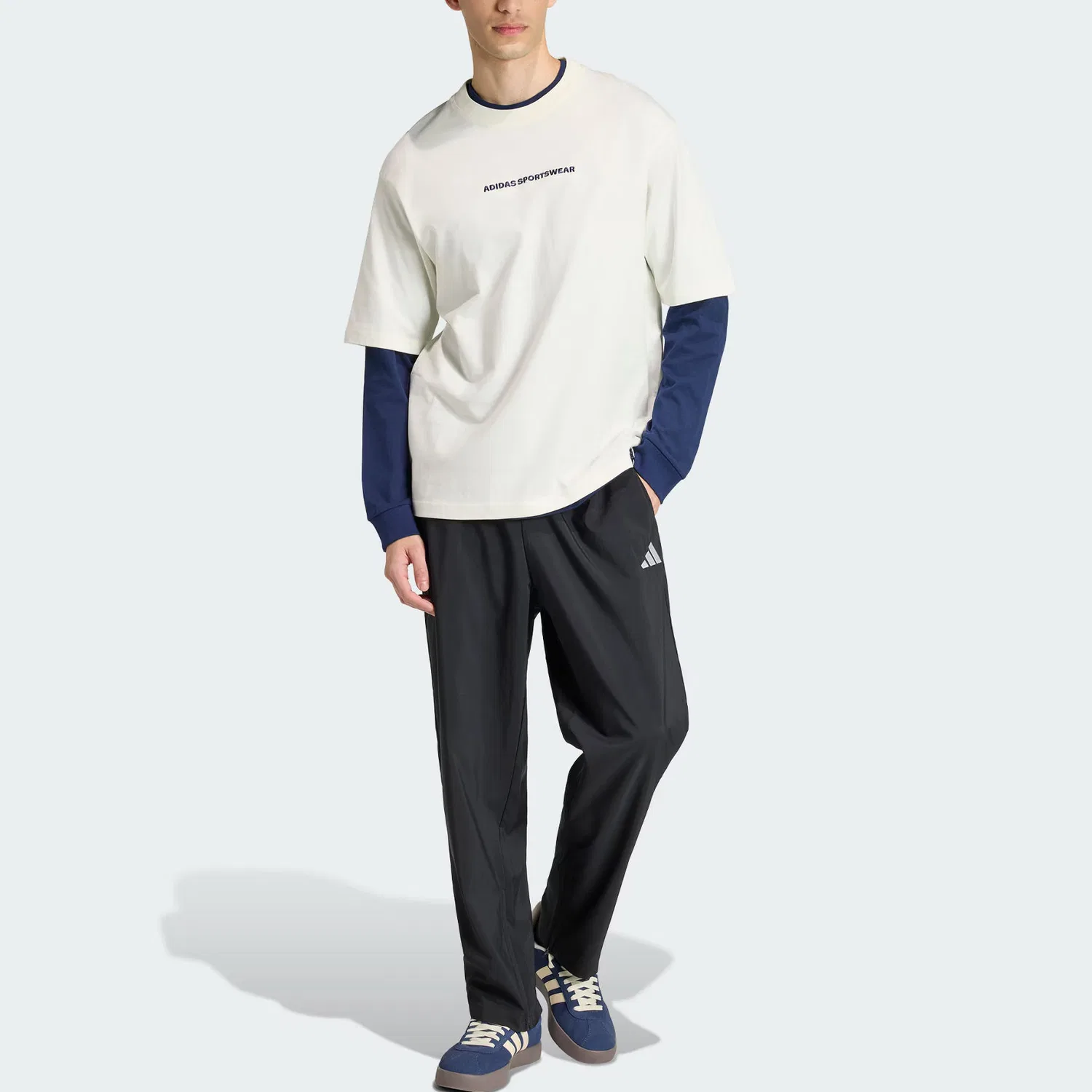 Футболка мужская DOODLE HIKING Adidas, Jade White — фото 3
