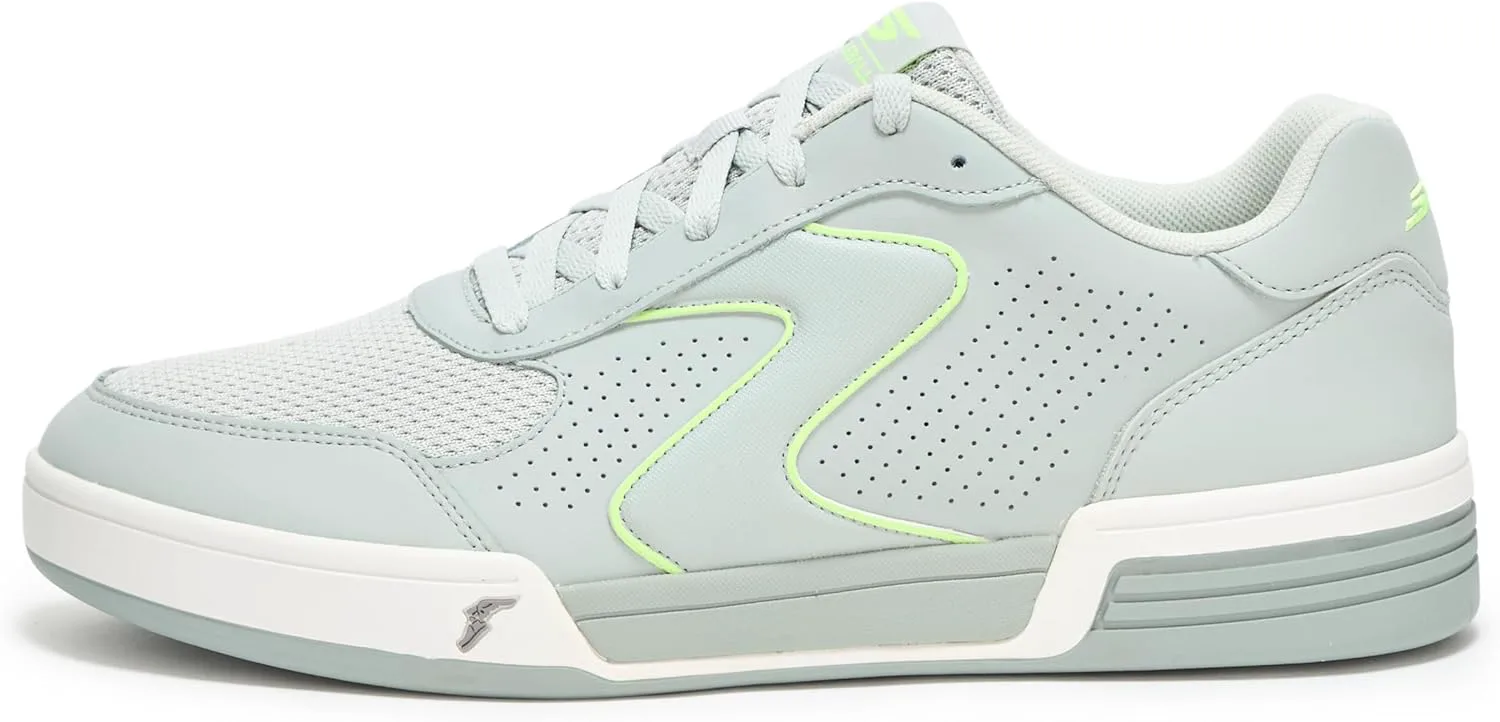 Кроссовки Skechers Viper Court для мужчин - спортивная обувь для игры в пинг-понг и pickleball с поддержкой свода стопы, для использования внутри и на улице, серый — фото 2