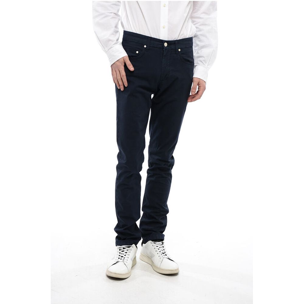 

ID Брюки чинос с замшевой нашивкой Corneliani, Blue