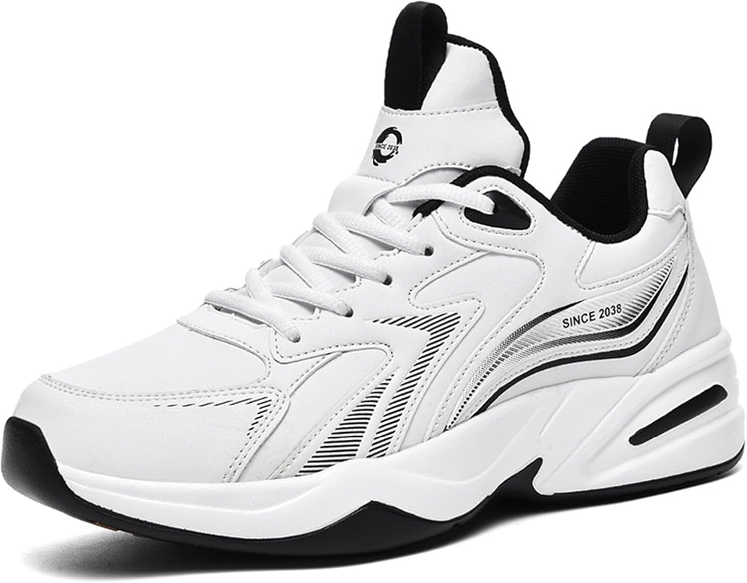 

Мужские кроссовки для бега, повседневные, удобные, легкие, дышащие, противоскользящие, для осени и зимы, теплые, спортивные, для походов и прогулок Generic, белый