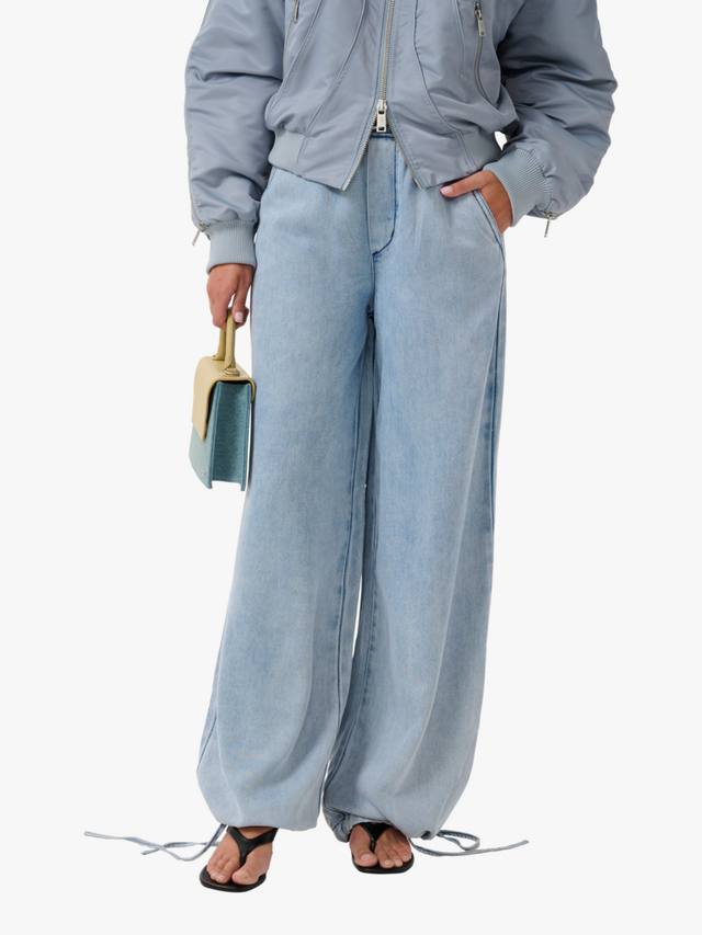 

Брюки свободного покроя gzfelina Gestuz, цвет Light Blue Washed