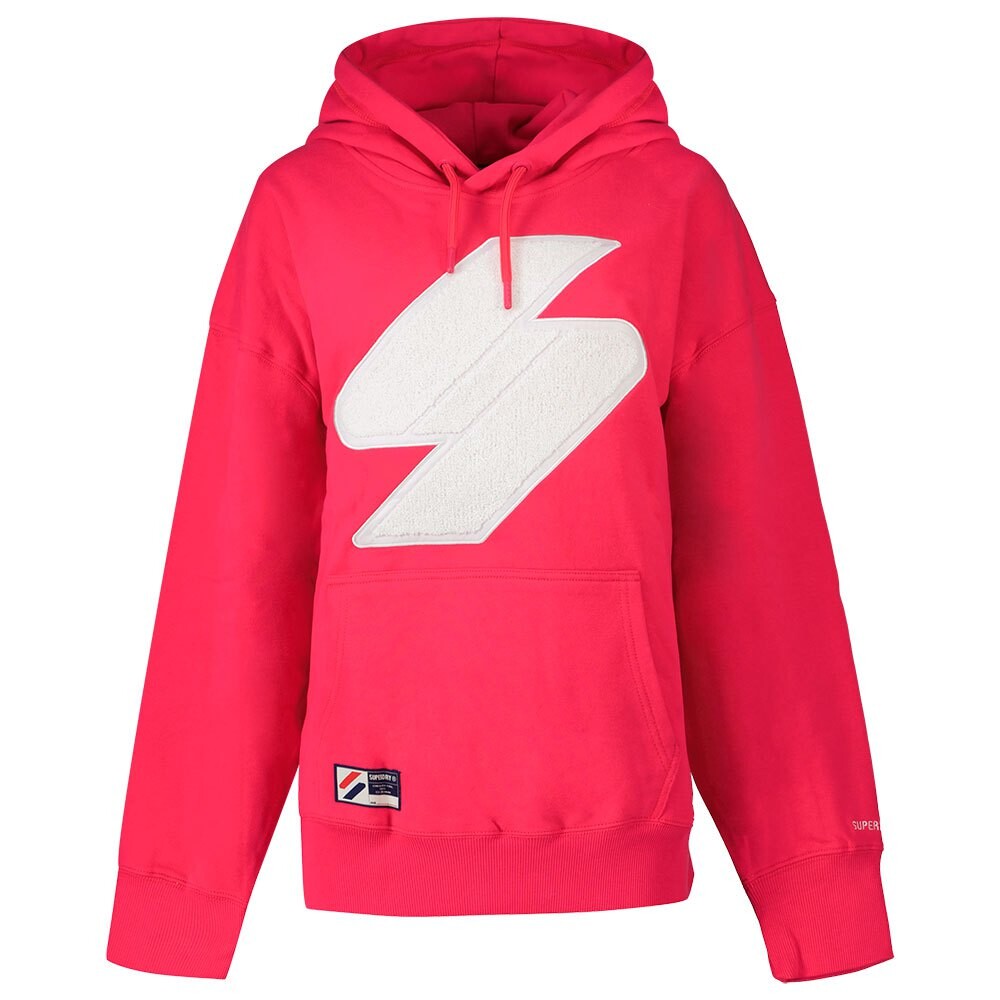 

Худи Superdry Code Logo CHE OS, розовый