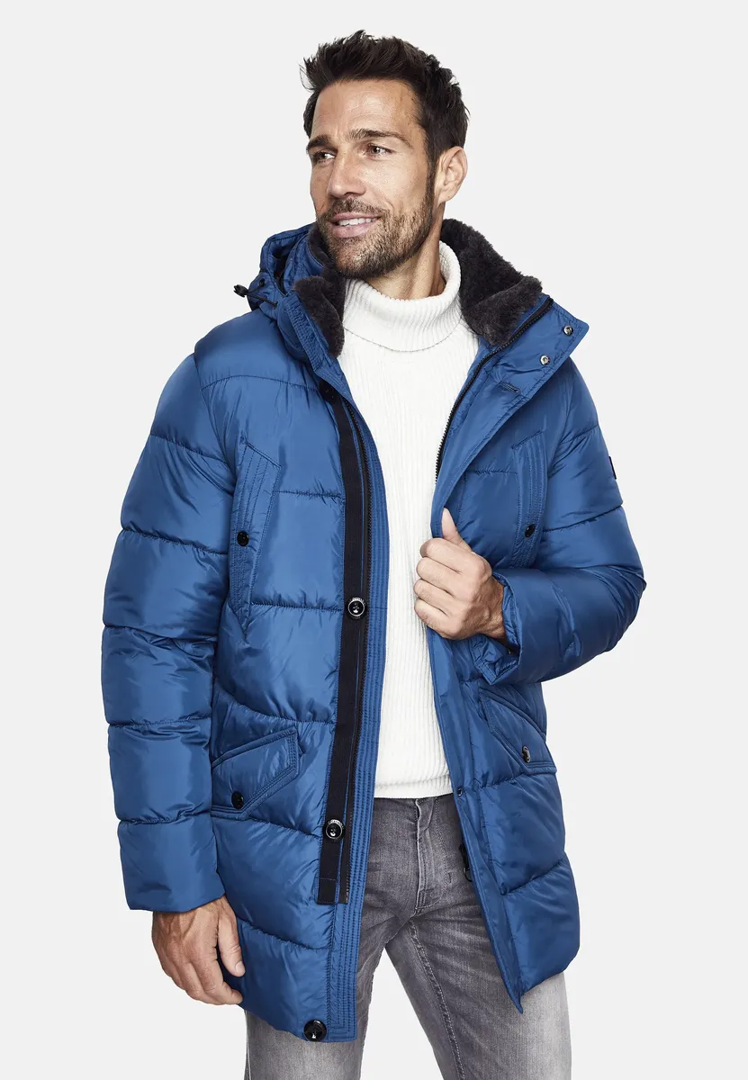 

Новая канадская парка "Lightwear-Quilted Parka" со съемным капюшоном New Canadian, синий