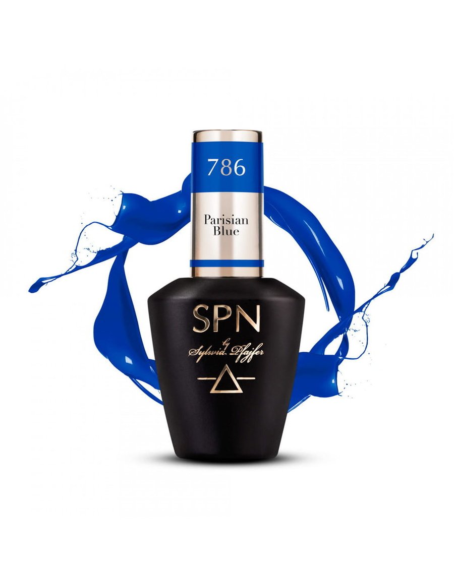 

786 Parisian Blue гибридный лак 8 мл SPN Nails