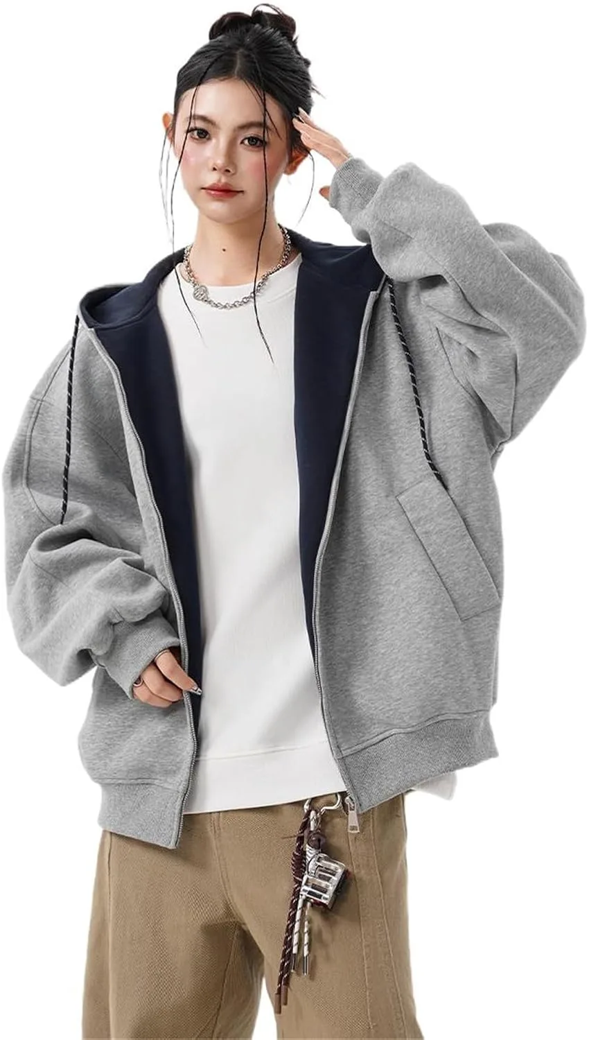 

Мужской худи на молнии с капюшоном в стиле ретро ESFHWYP