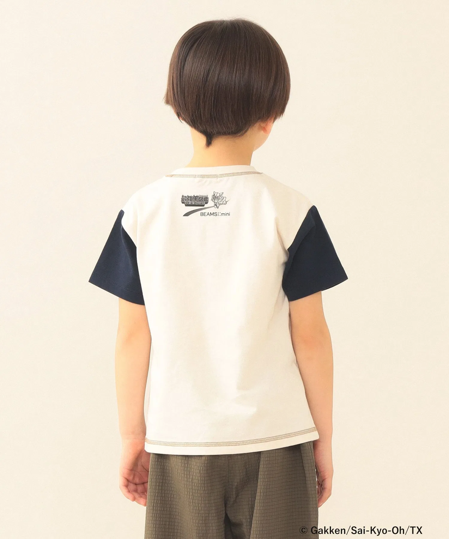 Детская футболка BEAMS mini 【COLLABORATION】最強王図鑑 / Tシャツ 2026SS（100〜150cm） — фото 3
