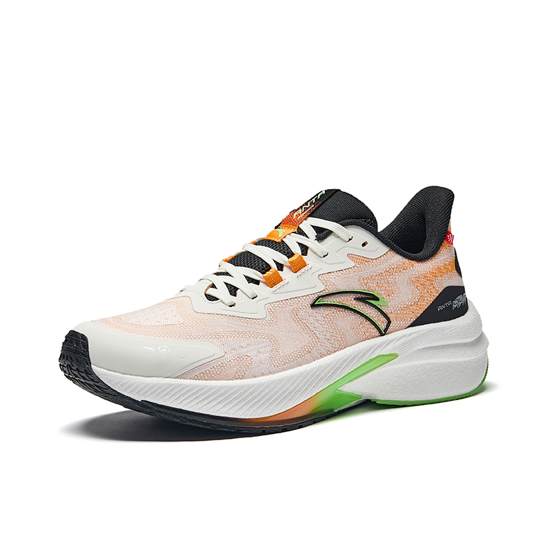 Кроссовки мужские Rocket 5.0 низкие Ivory White / Sunrise Orange / Basic Black ANTA — фото 2