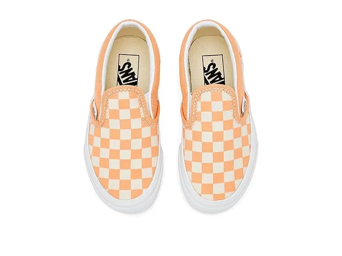 Кеды Classic Slip-On Vans Kids, Checkerboard Apricot Glow — фото 3
