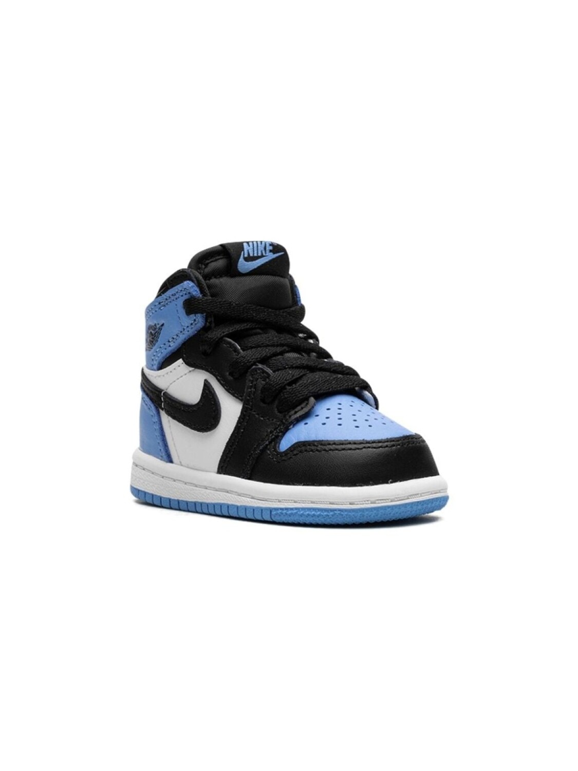 

Кроссовки Air Jordan 1 Retro High OG UNC Toe Jordan Kids, черный
