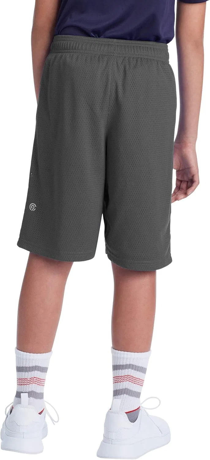 Детские шорты C9 Champion Boys C9 Core Mesh Shorts - длина внутреннего шва 9 дюймов, Charcoal — фото 2