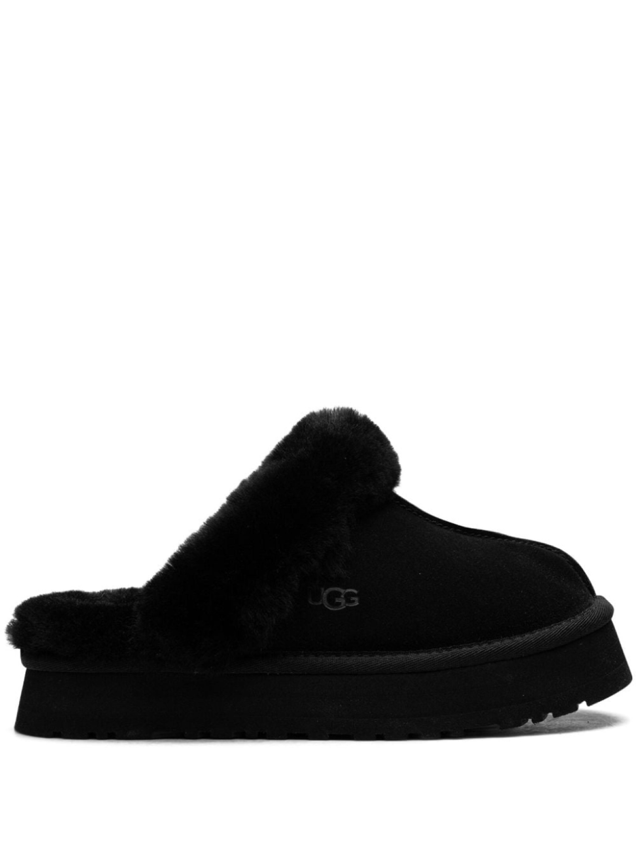 

Слиперы Disquette с отделкой из овчины UGG, черный