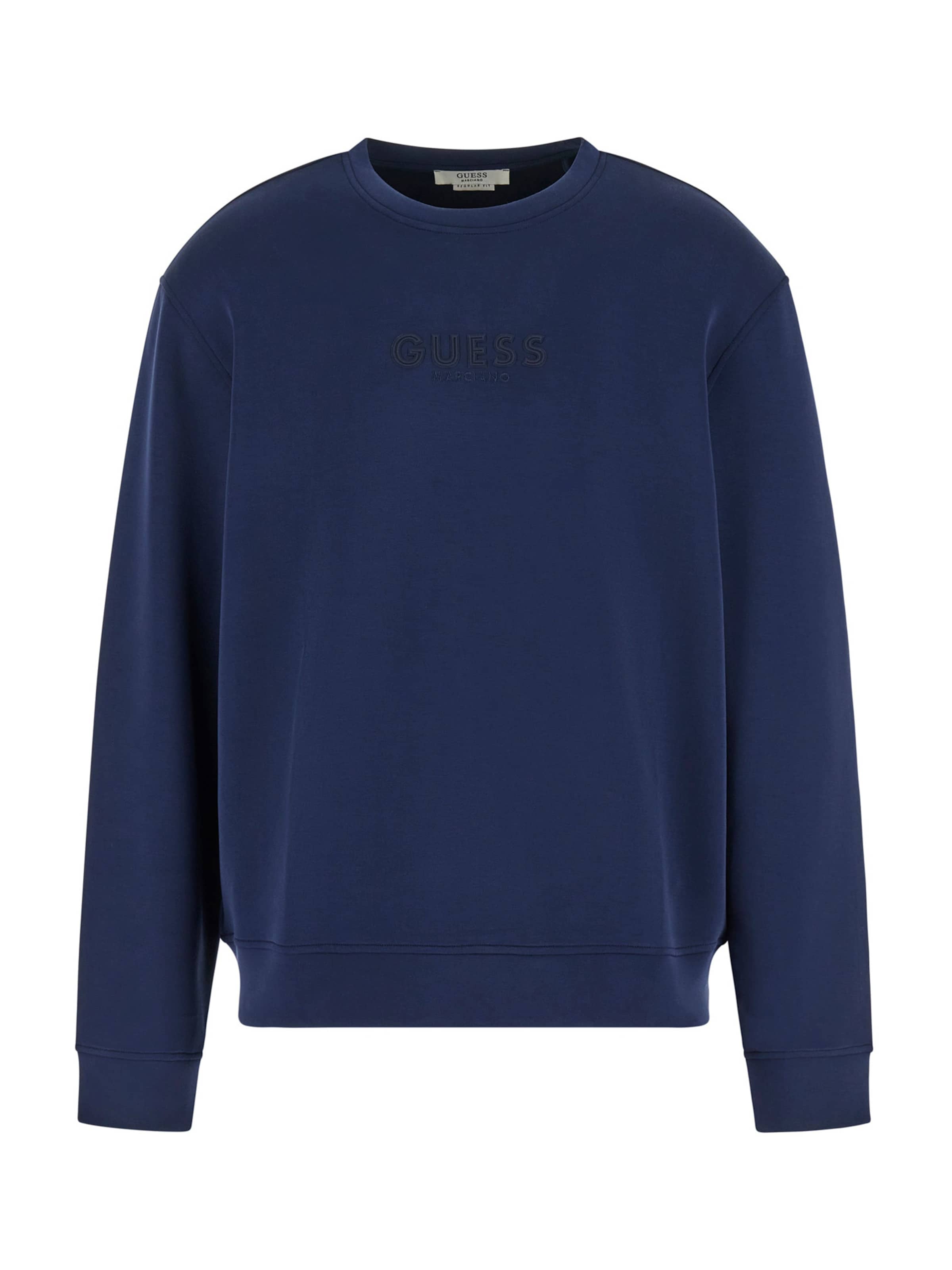 

GUESS Свитшот в темно-синем цвете