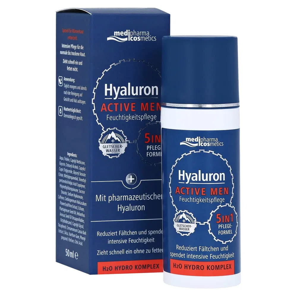 Мужской увлажняющий крем «Hyaluron Active» 50 мл Dr. Theiss Naturwaren Gmbh
