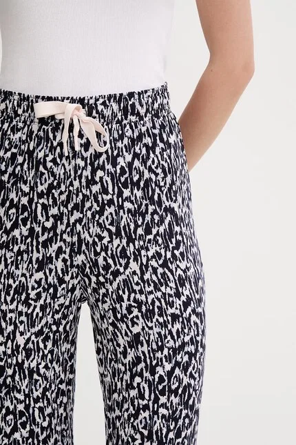 Пижамные брюки из вискозы CI Design_Pants BOSS, синий — фото 4