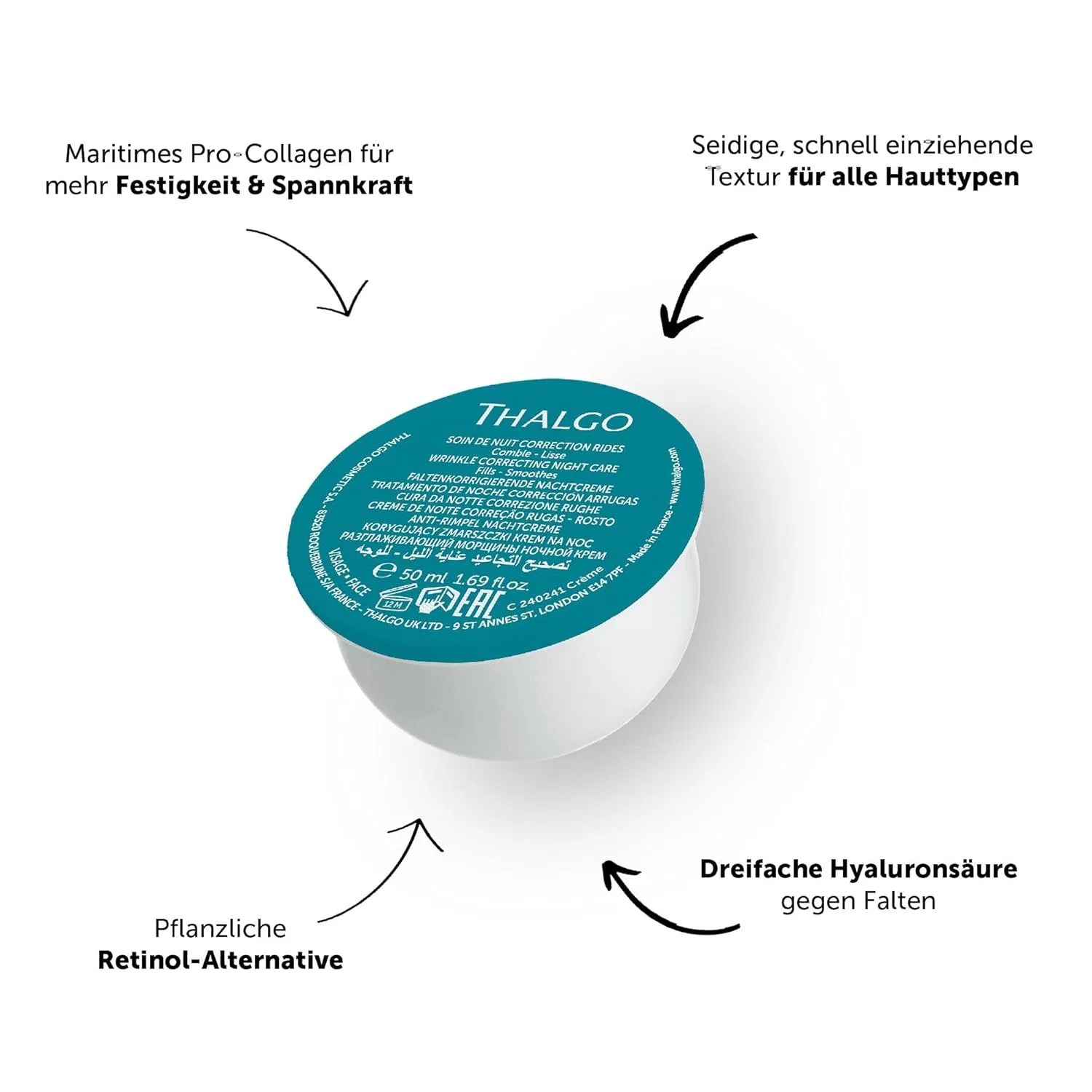 Крем для лица Thalgo — Наполнитель Wrinkle Correcting Cream Rich — фото 2