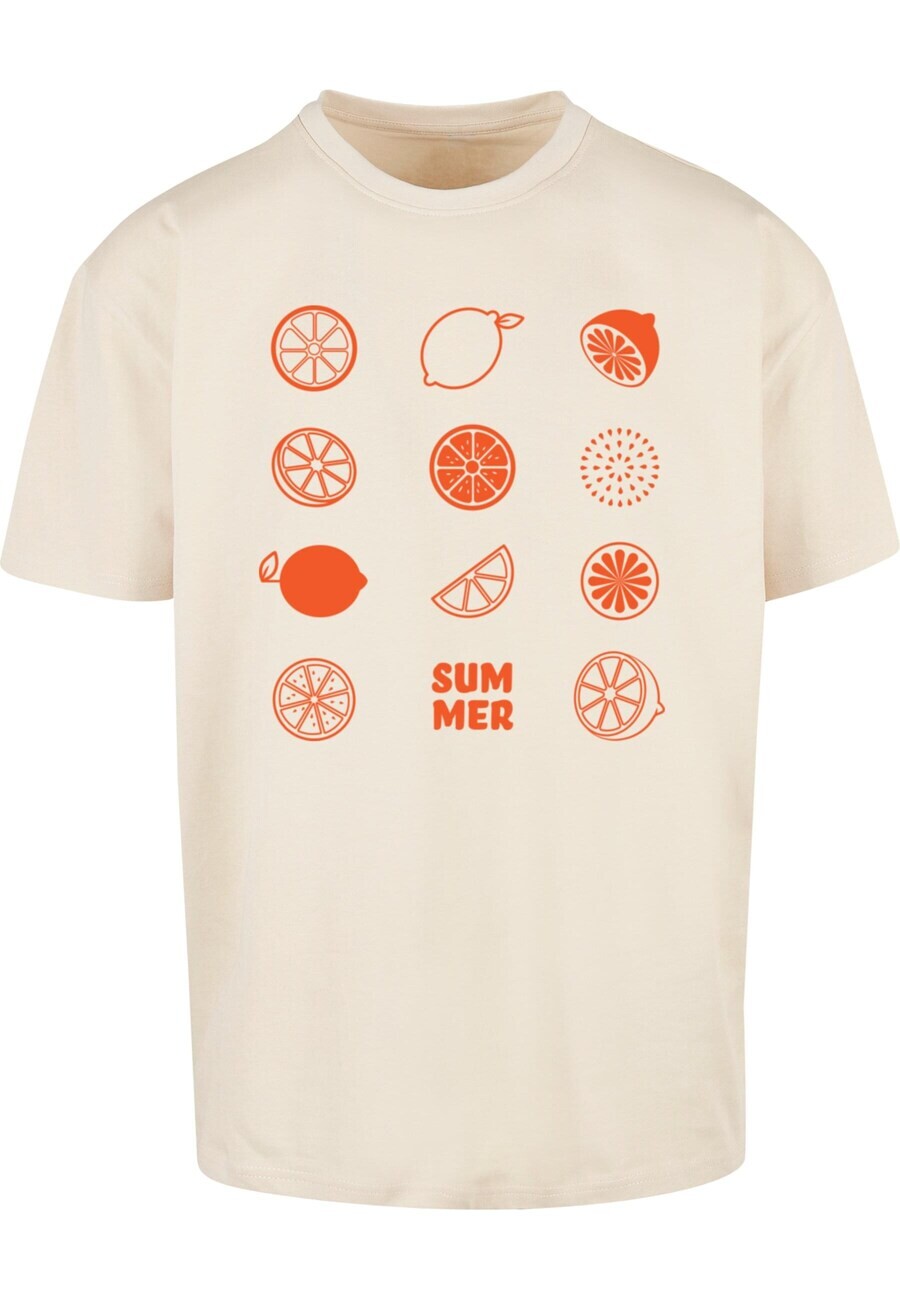 

Классическая футболка Merchcode Shirt Summer - Citrus, песочный