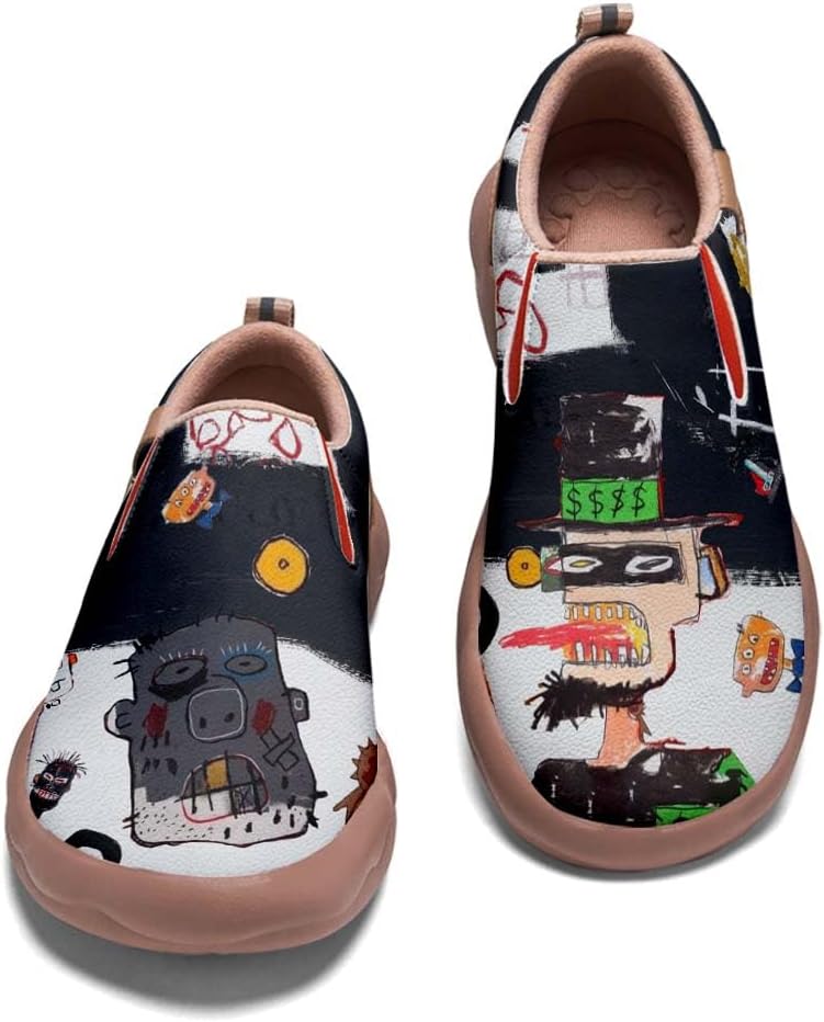 

Мужские кроссовки с граффити, слипоны для повседневной прогулки и путешествий, легкие удобные лоферы Onehorse, Graffiti_15