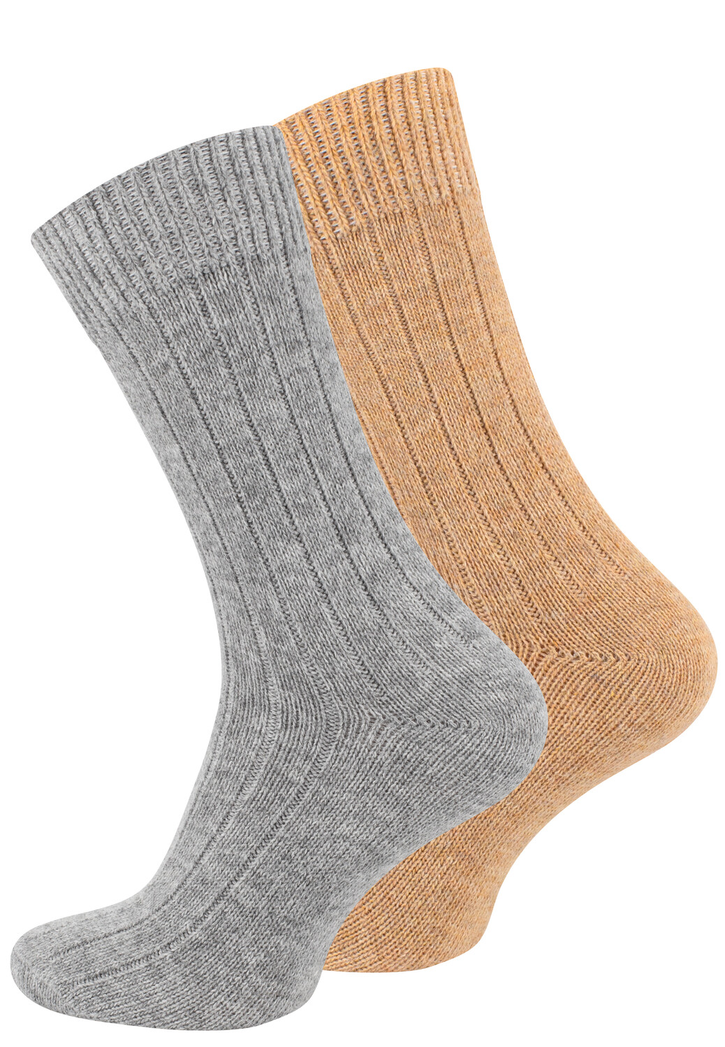

Носки Cotton Prime 2 шт Woll Alpaka, цвет hellgrau/beige