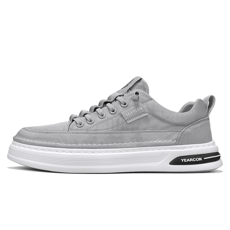 

YEARCON Мужские лоу-топ скейтборд кроссовки серые, цвет Gray