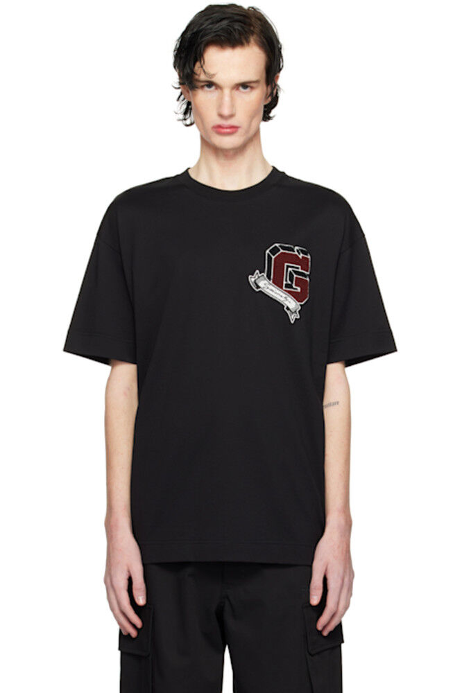

Черная футболка колледжа «GIVENCHY»
