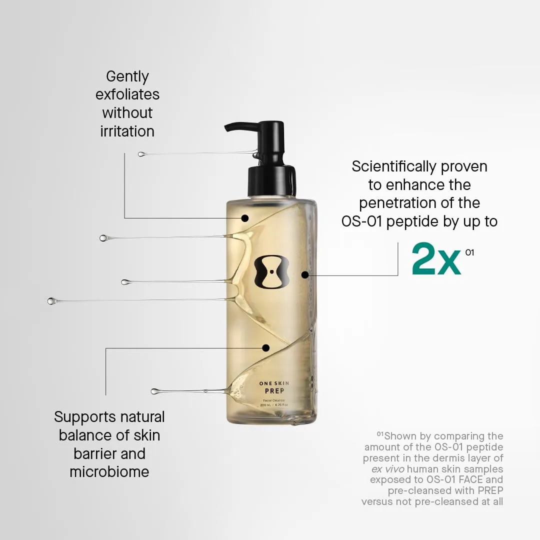 Гель для умывания Oneskin — Очищающее средство для лица PREP отшелушивает и поддерживает баланс кожи, протестировано — фото 2