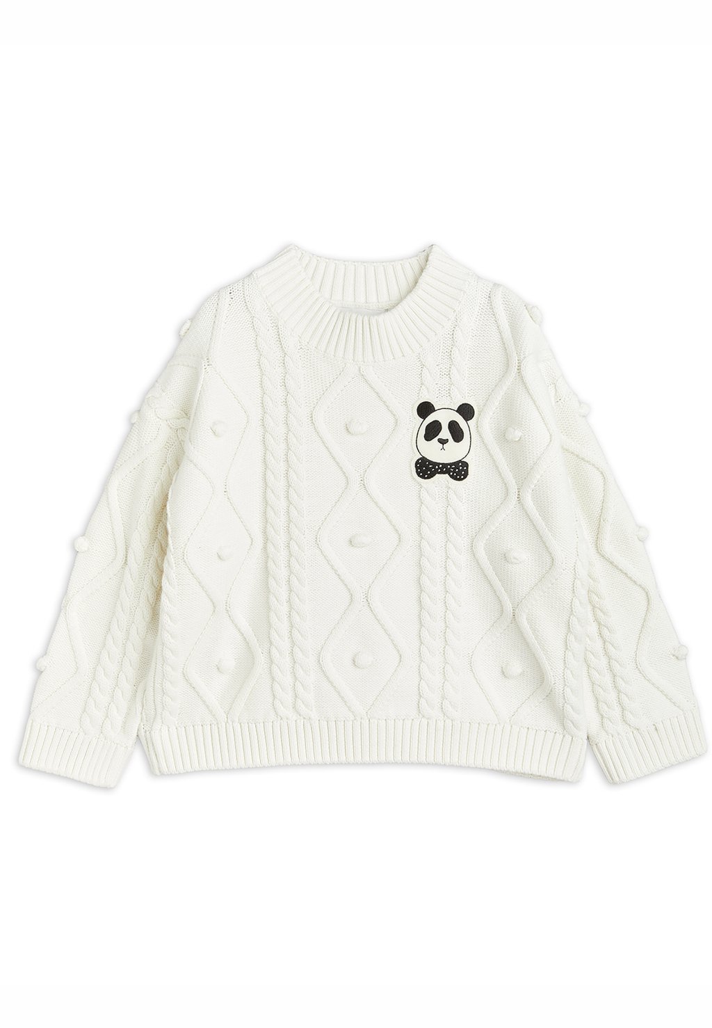 

Свитер PANDA TEXTURE UNISEX Mini Rodini, слоновая кость