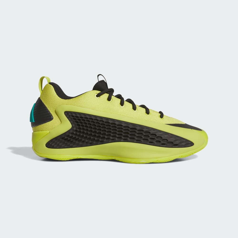 

Кроссовки Adidas Anthony Edwards 1 Low Basketball Shoes, цвет Preloved Lime/Core Black/Pure Teal