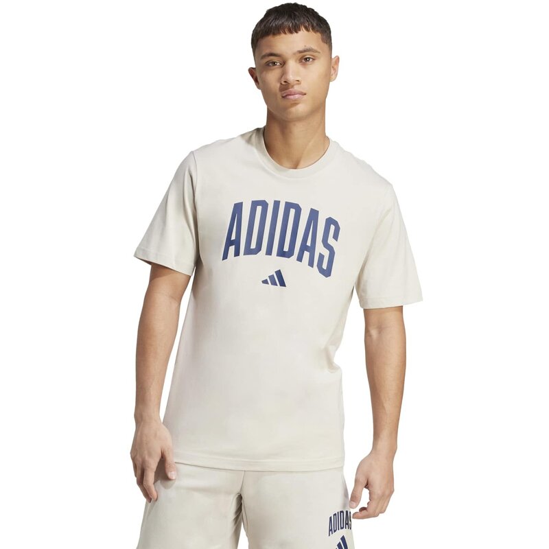 Футболка с графическим обозначением студенческой родословной Adidas, цвет wonalu — фото 2