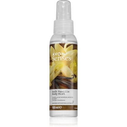 

Avon Naturals Care Освежающий спрей для тела с ванилью и сандалом - 100 мл