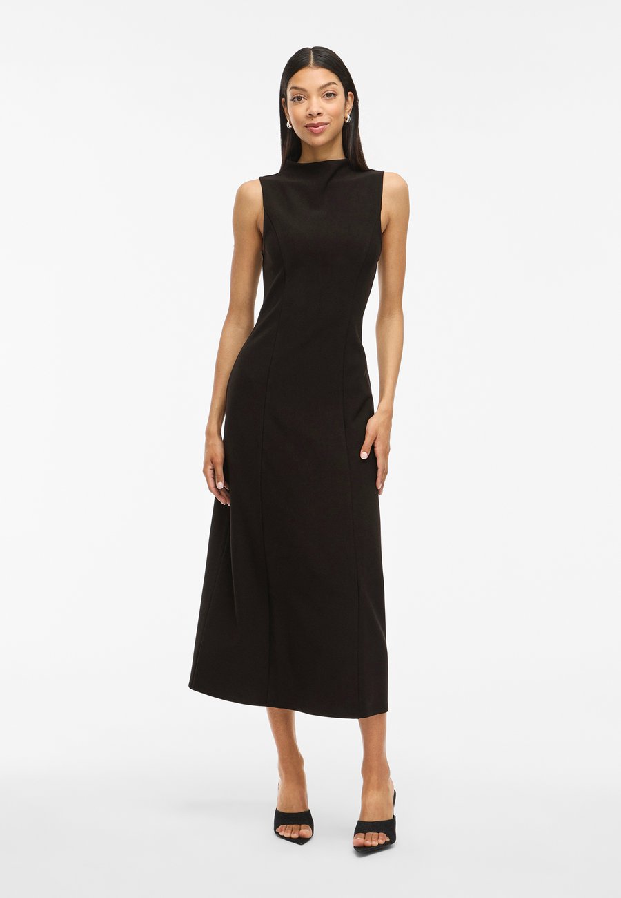 

Платье VILA VIANYA FUNNELNECK MIDI DRESS, Black Beauty/Black